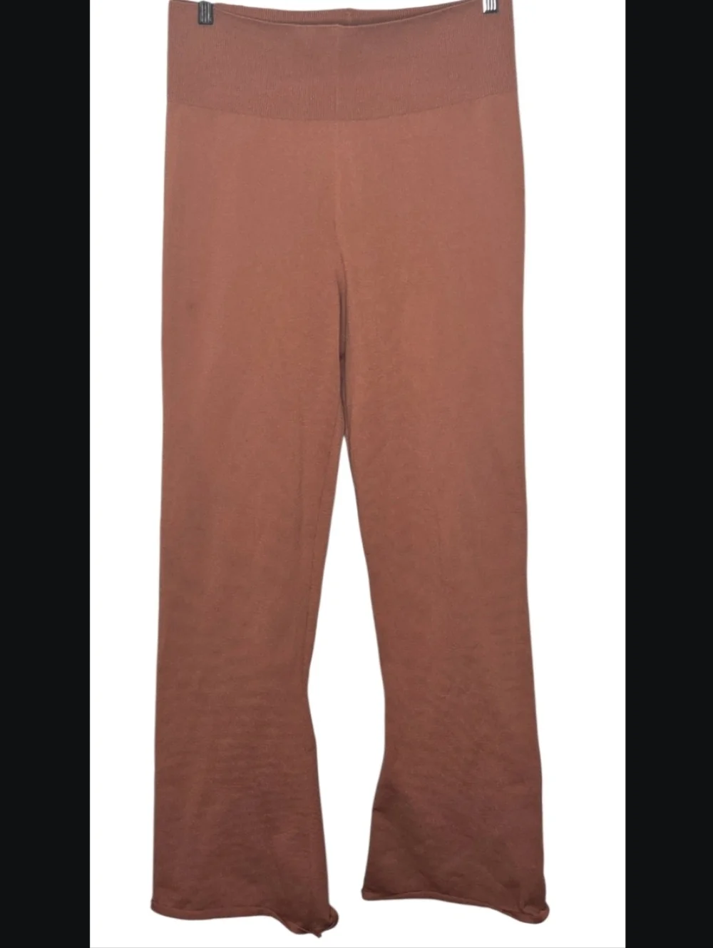 Nike Chill Knit Flared Pants Leggings Burnt Orange Size L